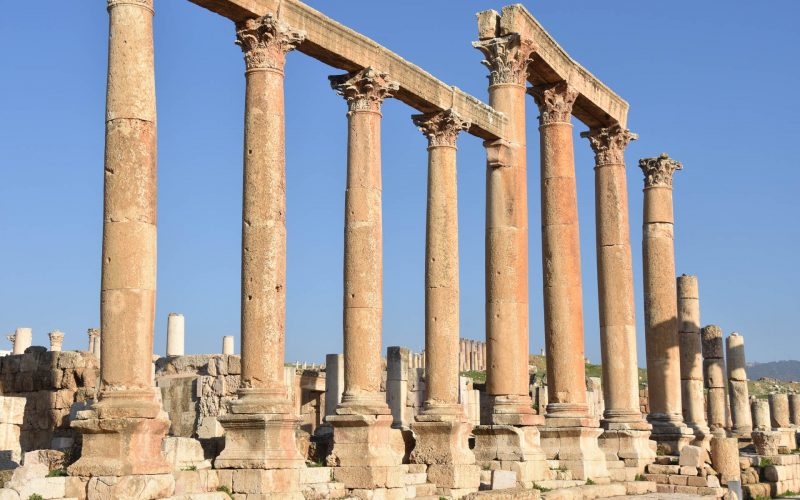 Cardo Maximus Side Detail 1, Jerash Archaeological Park, Jordan