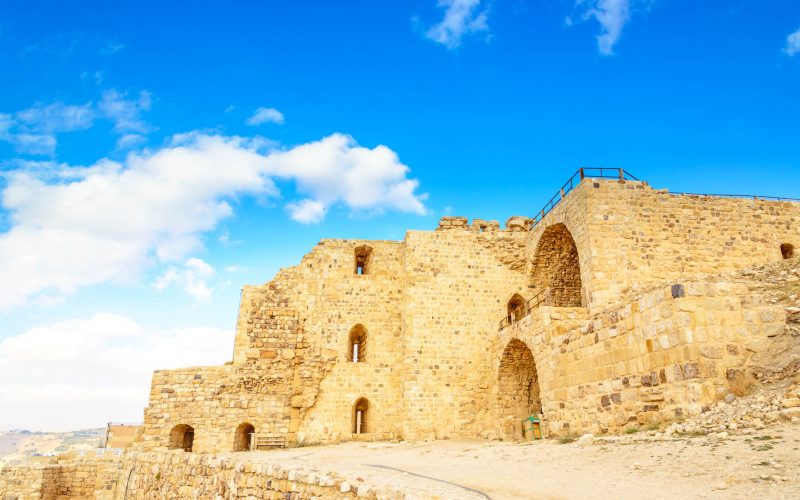 Kerak Castle in Al-Kerak, Jordan.