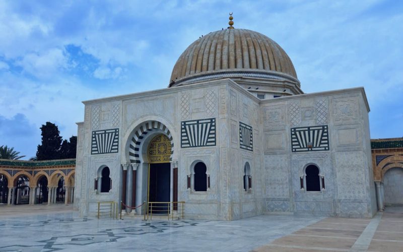 Monastir Mausoleum of Habib Bourghiba building view-Tunisia-arabtours-uk