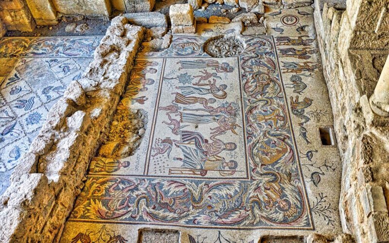Mount Nebo Church mosaic-Jordan-arabtours-uk