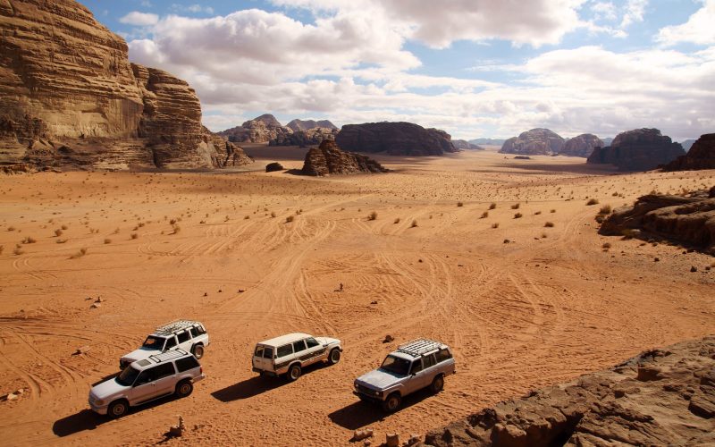 Offroad advendure in Wadi Rum desert, Jordan